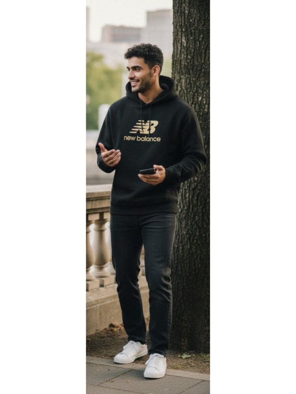 New Balance Men's Pullovers Hoodie Black Size Large NEW WITH TAGS!